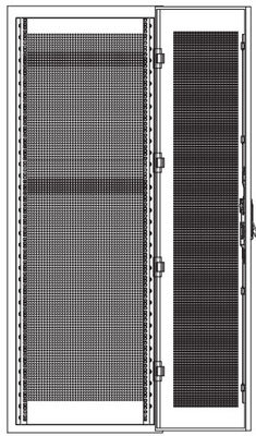 IP20 EN 60529 کابین مخابراتی داخلی حالت خنک کننده تابش حرارت طبیعی